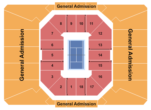 Louis Armstrong Stadium Stars of The Open Seating Chart