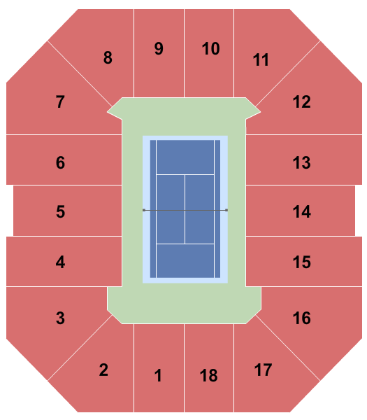 Louis Armstrong Stadium Tennis 2018 Seating Chart