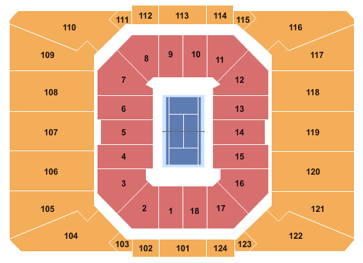 Louis Armstrong Stadium Tennis 2 Seating Chart