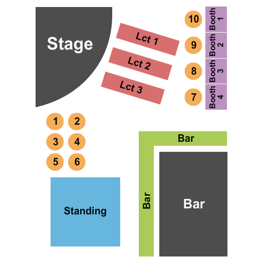 Lovin' Cup venue and seating information