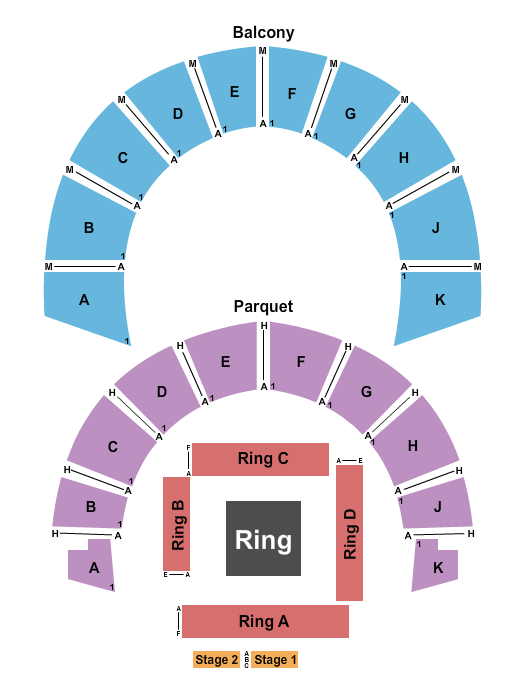 Lowell Memorial Auditorium NXT Seating Chart