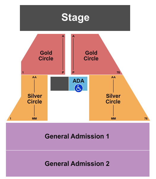 Lu-Ray Park & Amphitheater Endstage Seating Chart