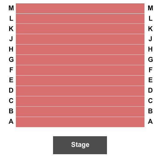 Public Theater - LuEsther Hall End Stage Seating Chart