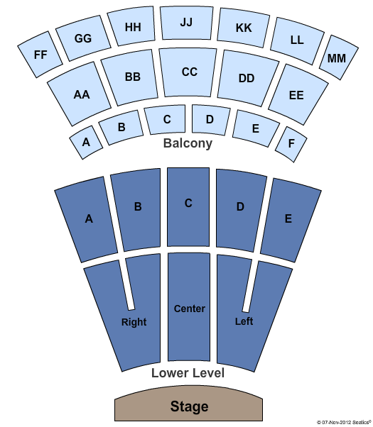 Lubbock Memorial Civic Center End Stage Seating Chart
