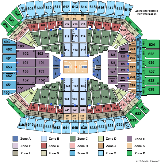 Lucas Oil Stadium Final Four Int Zone Seating Chart