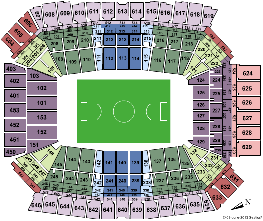 Lucas Oil Stadium Soccer Seating Chart