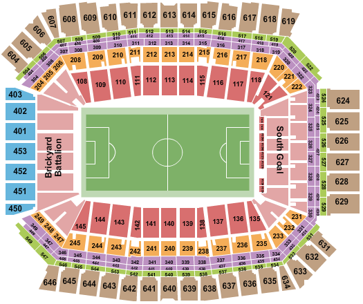 Lucas Oil Stadium Soccer 2 Seating Chart