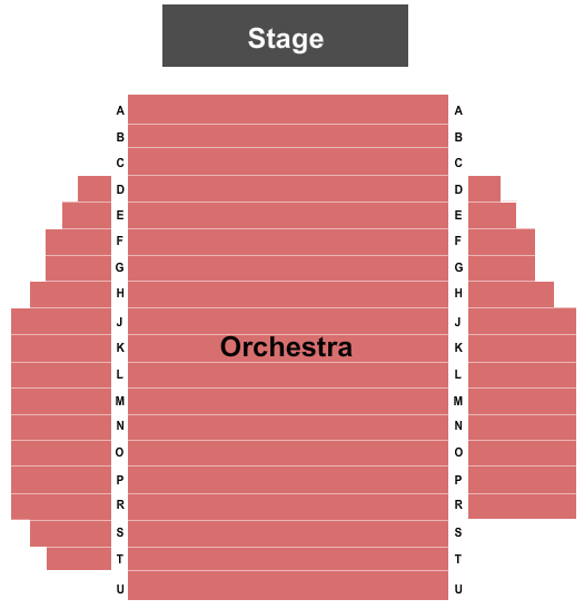 Lucie Stern Theatre End Stage Seating Chart