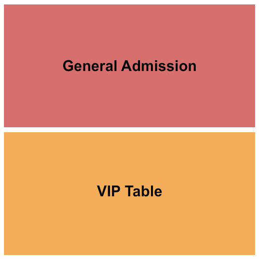 Luckenbach Dancehall GA/VIP Table Seating Chart