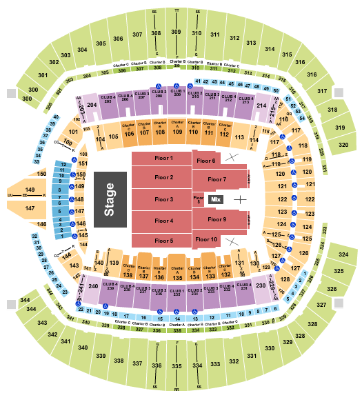 seating chart for Lumen Field - George Strait - eventticketscenter.com