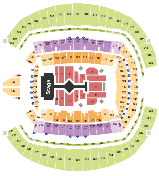 seating chart for Lumen Field - Taylor Swift 2023 - eventticketscenter.com