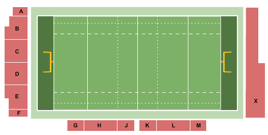 Lupo Field at Life University Rugby Seating Chart