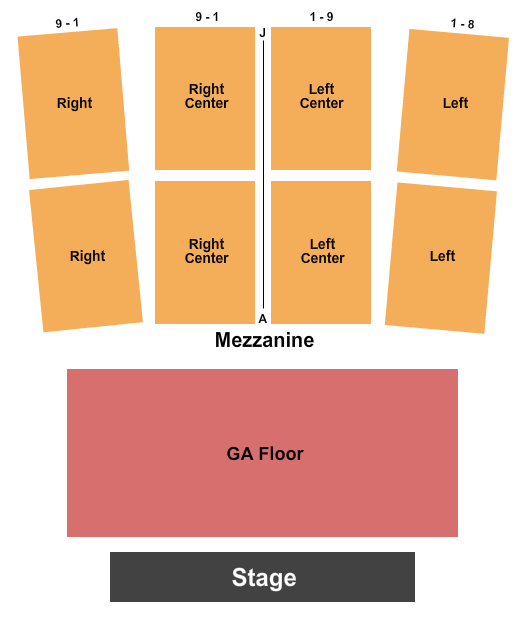 The Strand Theatre - RI Seating Chart
