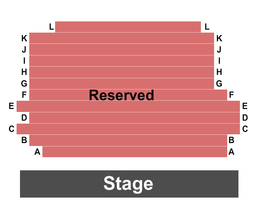 Lyric Music Theater - ME End Stage Seating Chart