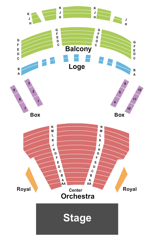 The Lyric Baltimore Seating Chart