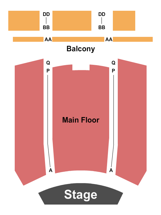 Lyric Theatre - Blacksburg Seating Chart