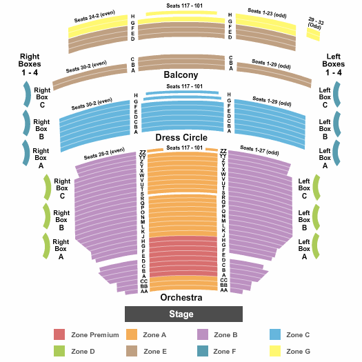 Harry Potter Broadway Seating Chart