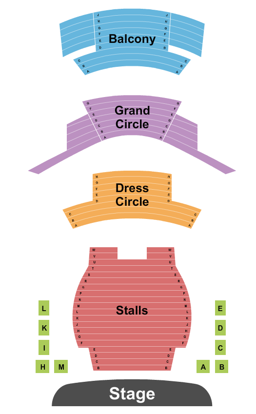 Lyric Theatre Shaftesbury Seating Map