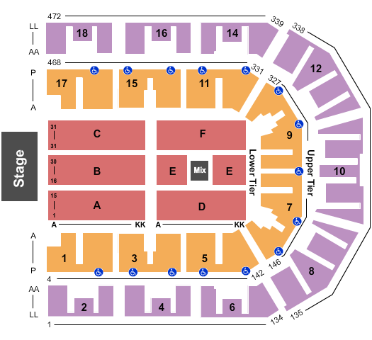 M&S Bank Arena Diana Ross Seating Chart