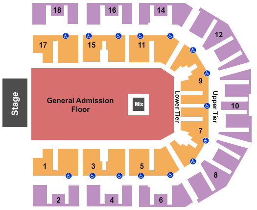 M&S Bank Arena 5 Seconds of Summer Seating Chart
