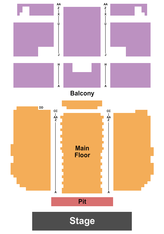 MC Theater at ARTitorium End Stage Seating Chart