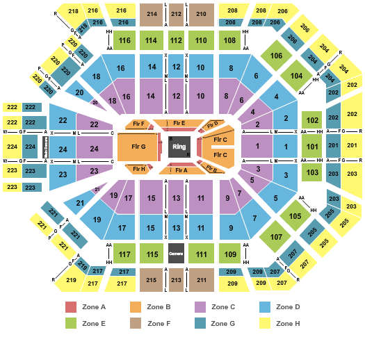 MGM Grand Garden Arena Seating Chart - Las Vegas