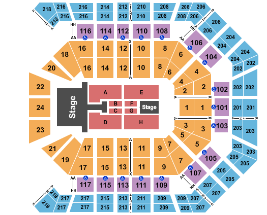 MGM Grand Garden Arena Enrique Iglesias Seating Chart