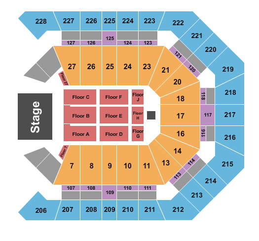 MGM Grand Garden Arena Katt Williams Seating Chart