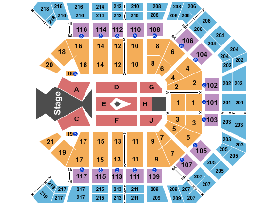 MGM Grand Garden Arena Romeo Santos Seating Chart
