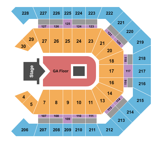 MGM Grand Garden Arena Suicideboys Seating Chart