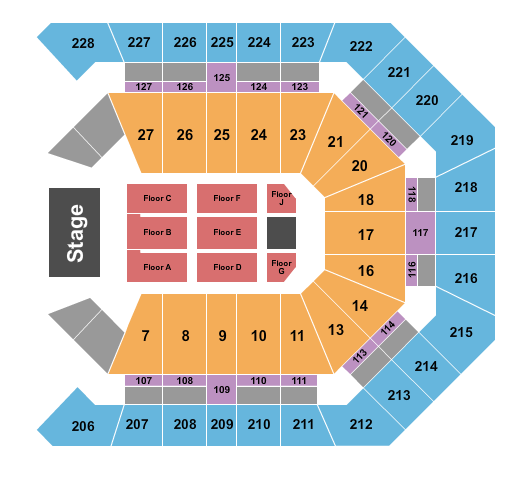 MGM Grand Garden Arena Wild 'N Out Live Seating Chart