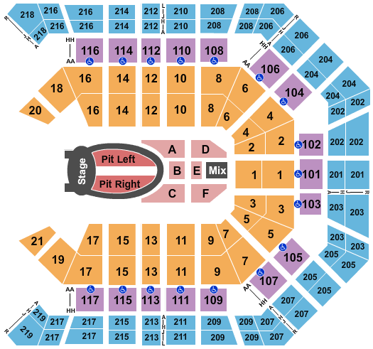 MGM Grand Garden Arena Ariana Grande Seating Chart