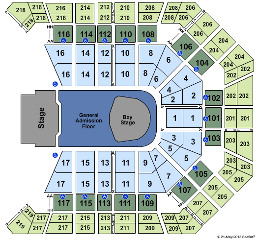 MGM Grand Garden Arena Beyonce Seating Chart