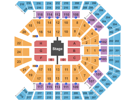 MGM Grand Garden Arena Chris Brown Seating Chart