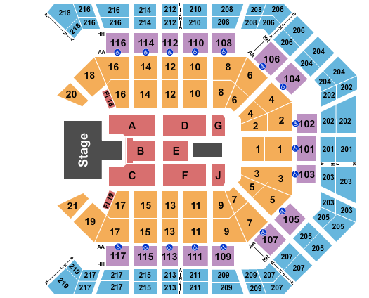 MGM Grand Garden Arena Don Omar Seating Chart