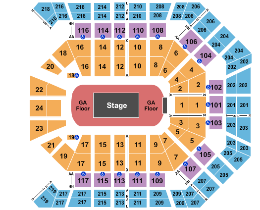 MGM Grand Garden Arena Drake Seating Chart