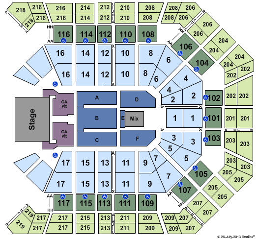 MGM Grand Garden Arena Jason Aldean Seating Chart