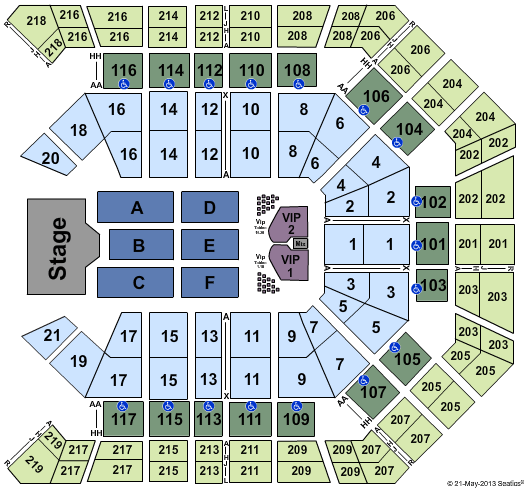 MGM Grand Garden Arena Justin Timberlake Seating Chart