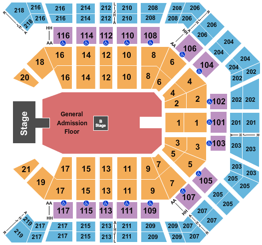 MGM Grand Garden Arena Khalid Seating Chart