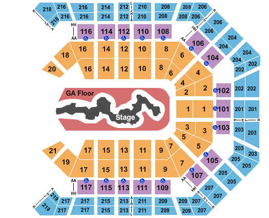 MGM Grand Garden Arena Travis Scott Seating Chart