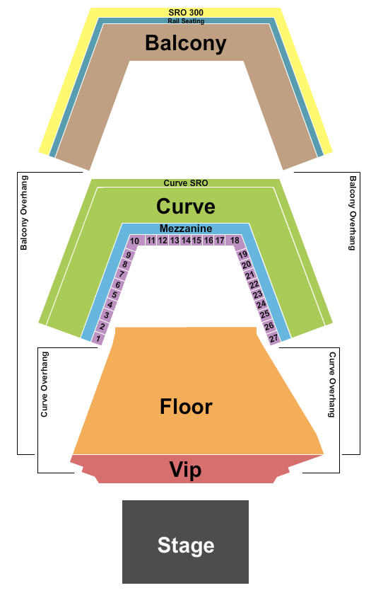MGM Music Hall at Fenway Park Endstage GA Floor 2 Seating Chart