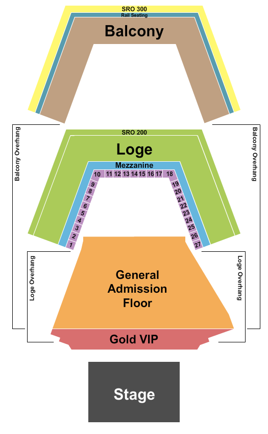 MGM Music Hall at Fenway Park Endstage Gold Seating Chart