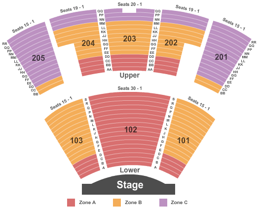 Michael Jackson ONE Theatre at Mandalay Bay Resort Cirque Int Zone Seating Chart