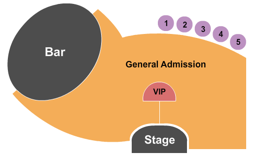 M Resort Spa Casino GA/VIP/Booths Seating Chart