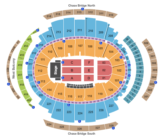 Madison Square Garden Concert 2015 Seating Chart
