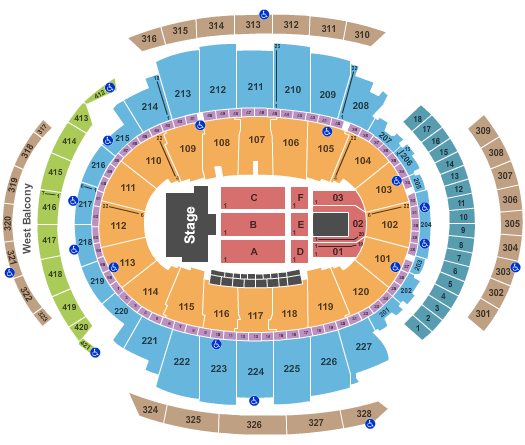 Madison Square Garden Paul McCartney Seating Chart