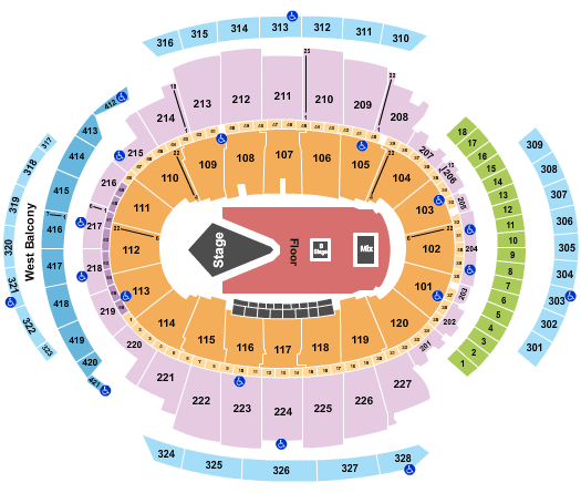 Madison Square Garden Three Days Grace Seating Chart