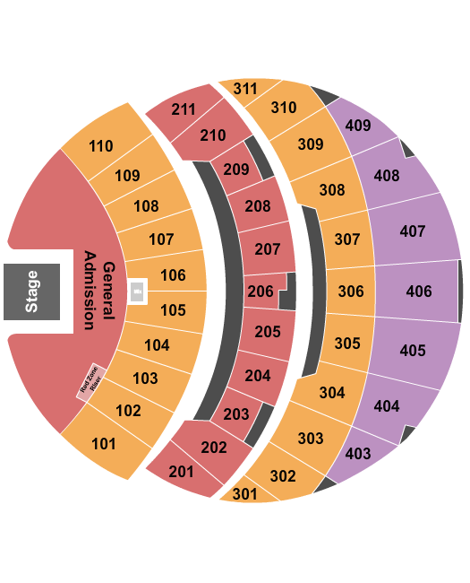 Dead and Company The Sphere At the Venetian Las Vegas Seating Chart