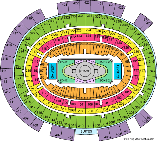 Madison Square Garden Britney Spears Seating Chart