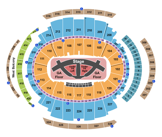 Madison Square Garden Carrie Underwood Seating Chart